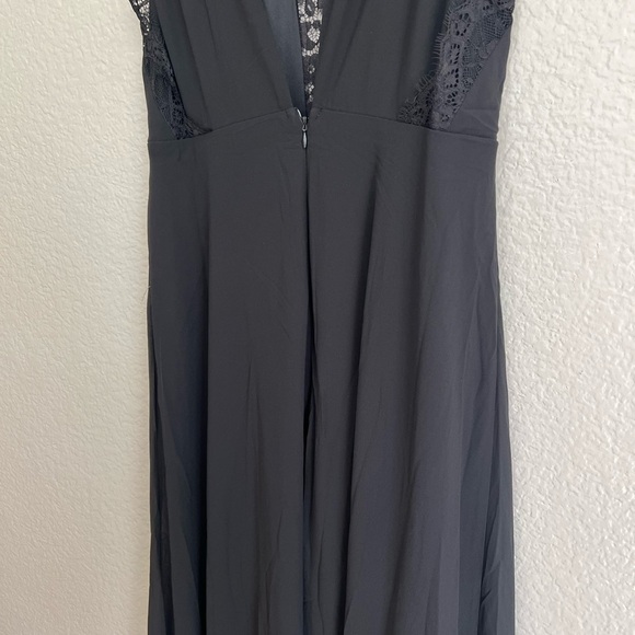 NWOT Romantic Mood Black Lace Sleeveless Maxi Dress - Picture 6 of 9